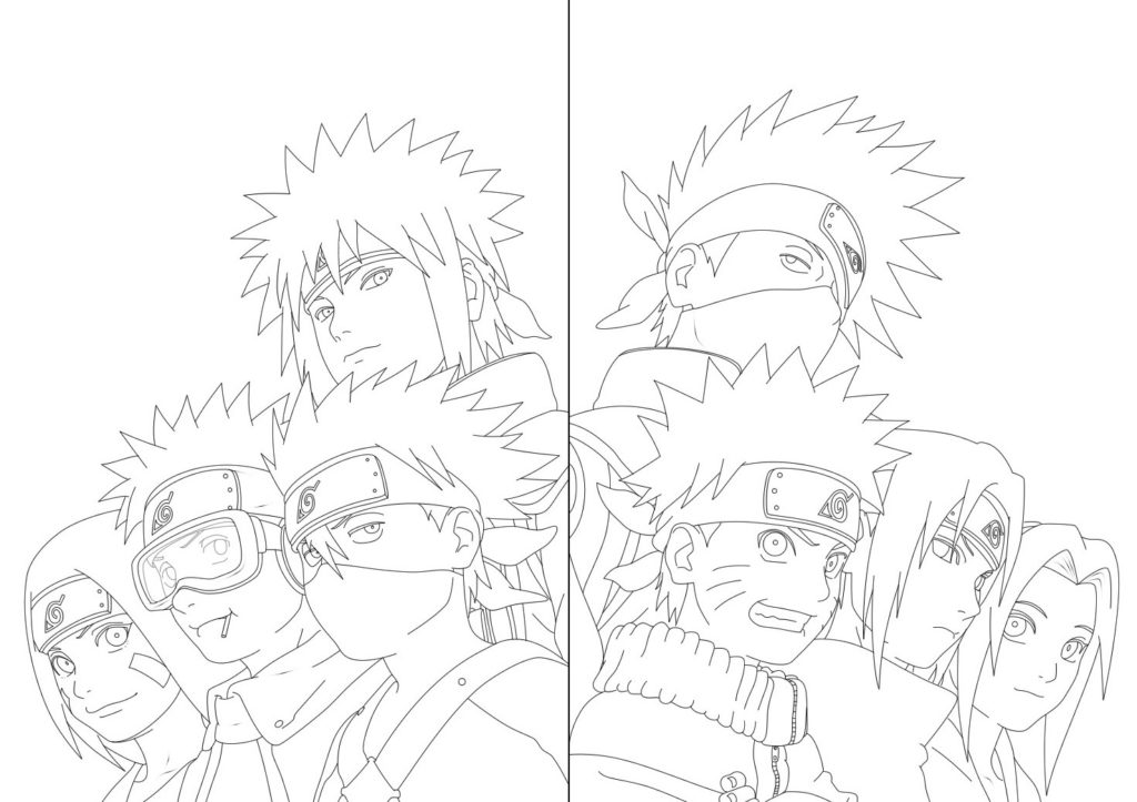 Naruto coloring pages