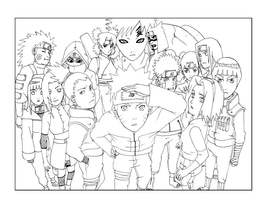 naruto para colorir154 –  – Desenhos para Colorir