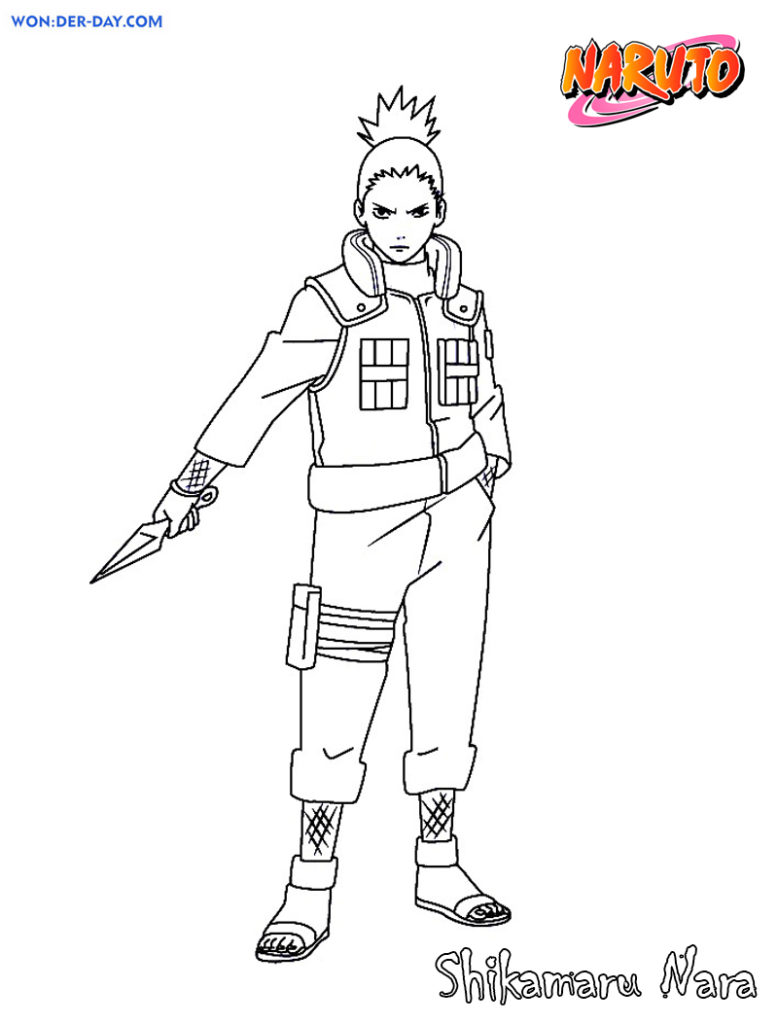 Naruto coloring pages