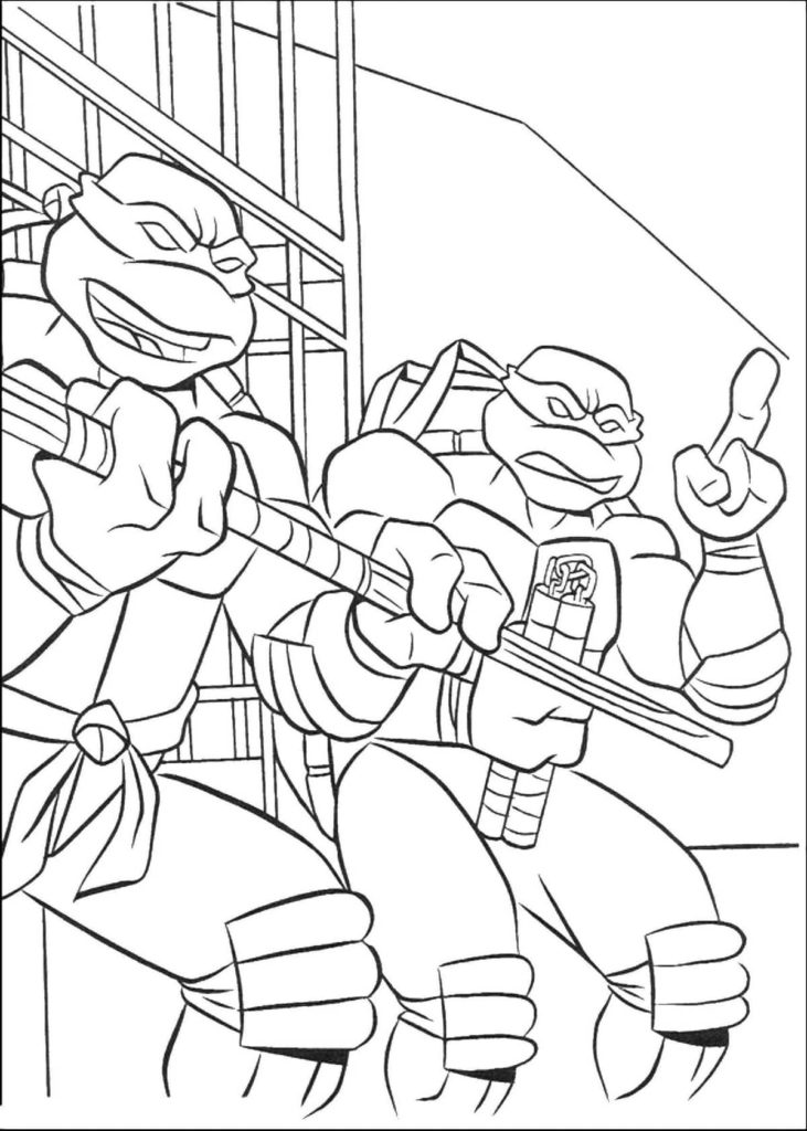 Teenage Mutant Ninja Turtles coloring pages