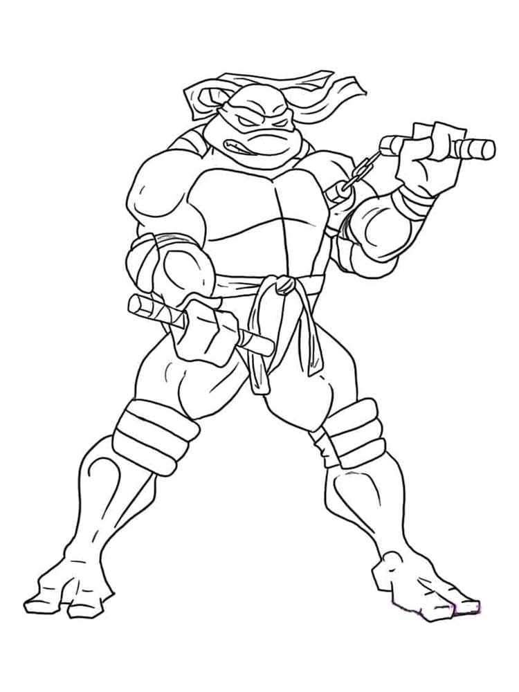 Desenho Para Colorir ninja - Imagens Grátis Para Imprimir - img 10749