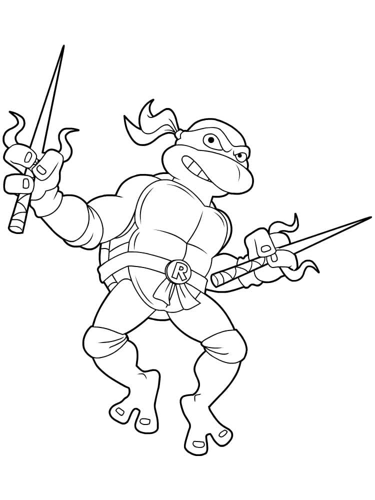 Desenhos de Tartaruga Ninja para Colorir
