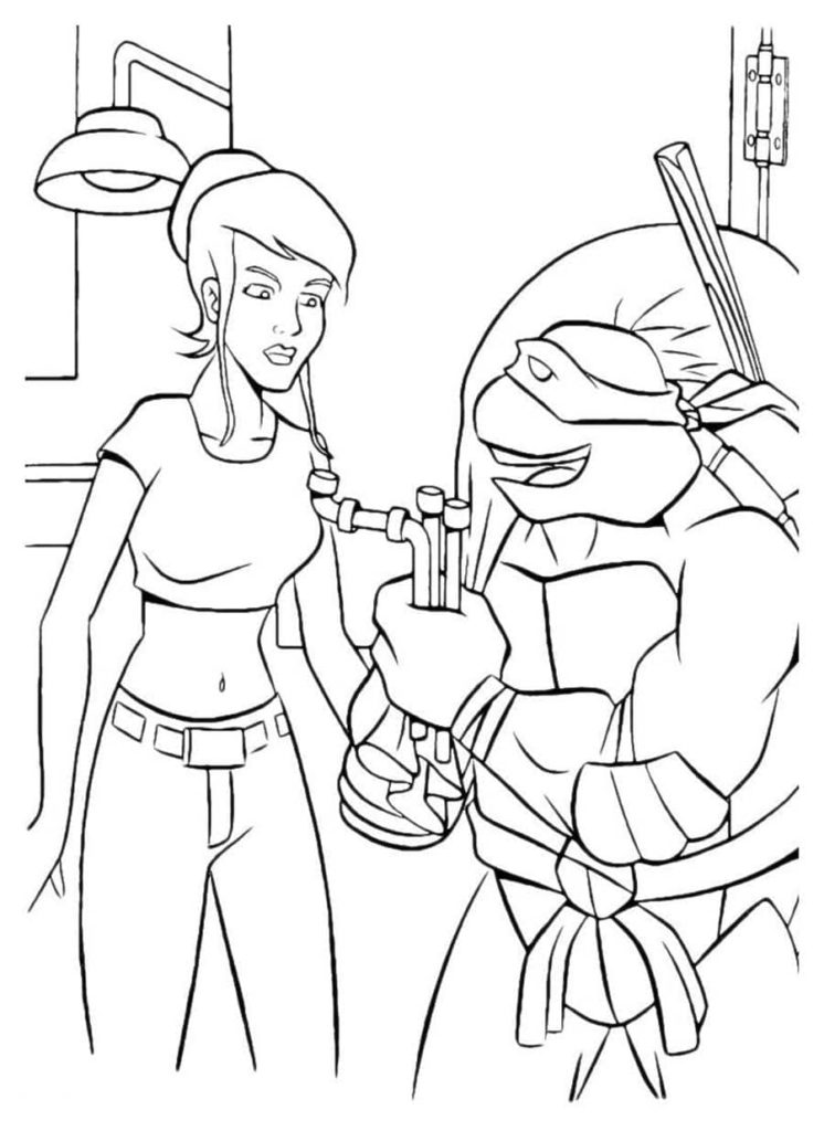 Coloriages Tortues Ninja