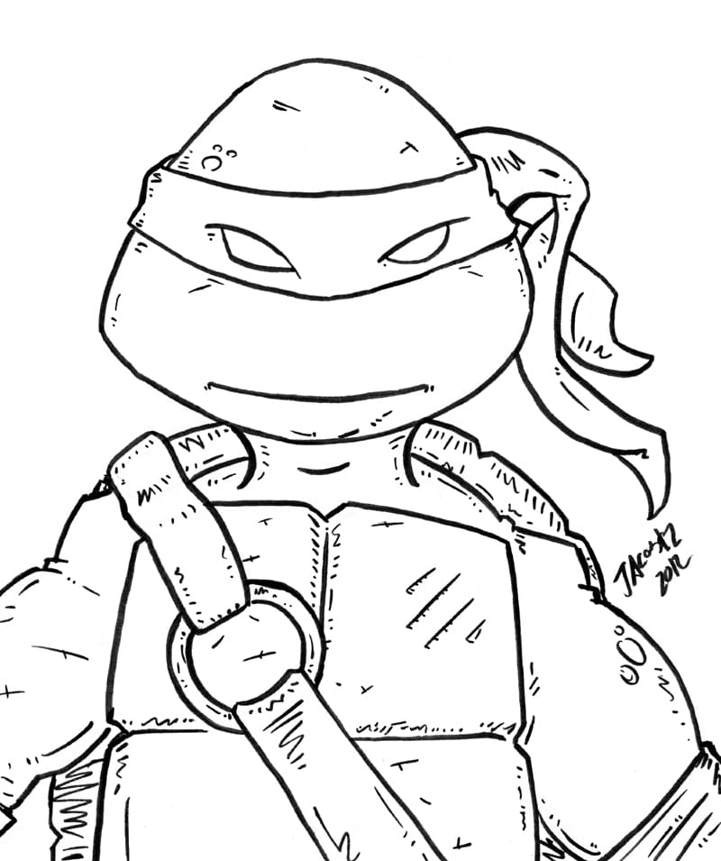 Ausmalbilder Ninja Turtles Ausmalbilder