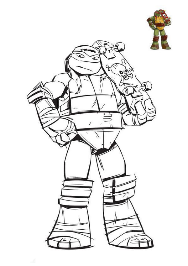 tmnt coloring pages shredder machine