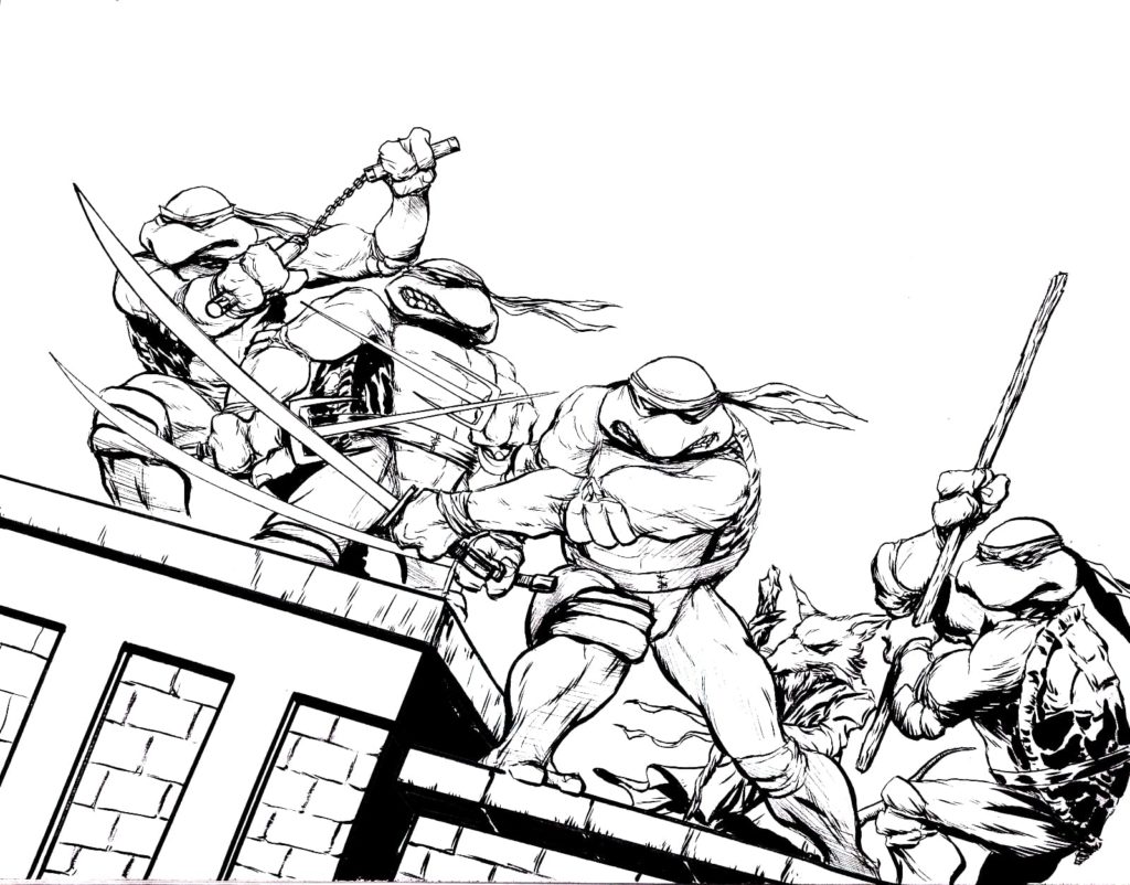 Teenage Mutant Ninja Turtles coloring pages