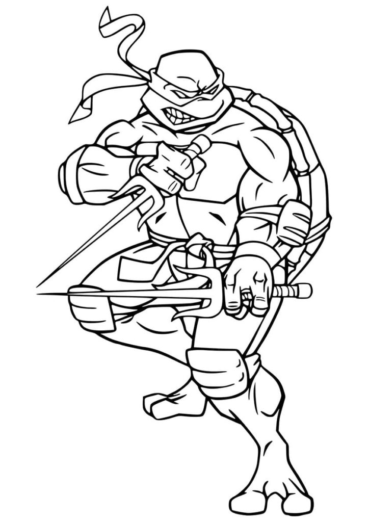 Coloriage de Tartarugas ninjas à telecharger gratuitement - Tartarugas  ninjas - Just Color Crianças : Páginas para colorir para crianças