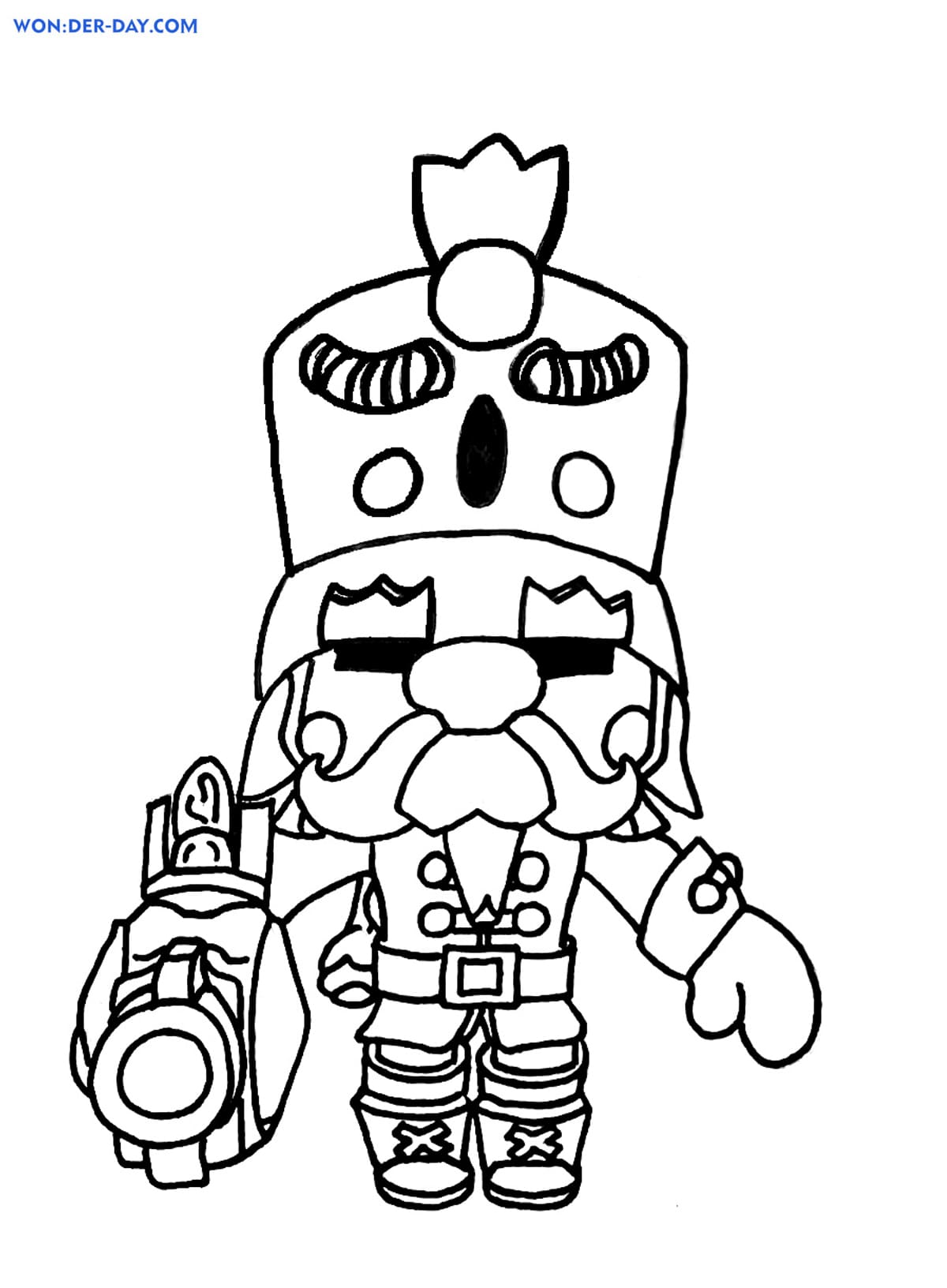 Nutcracker Coloring Pages Print For Free Wonder Day Coloring Pages For Children And Adults - dessin brawl stars gael