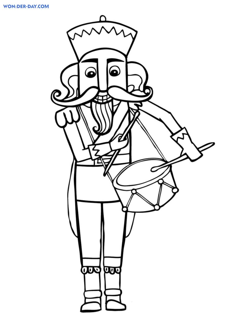 Nutcracker coloring pages. Print for free