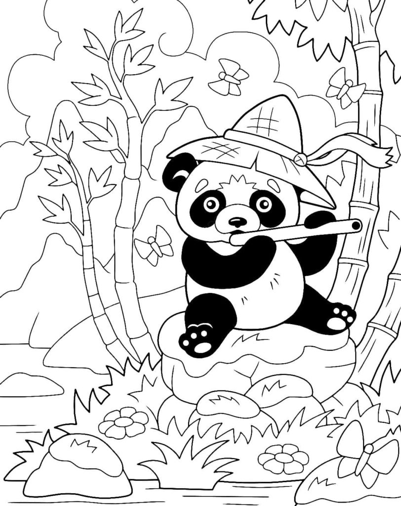 Disegni di Panda da colorare