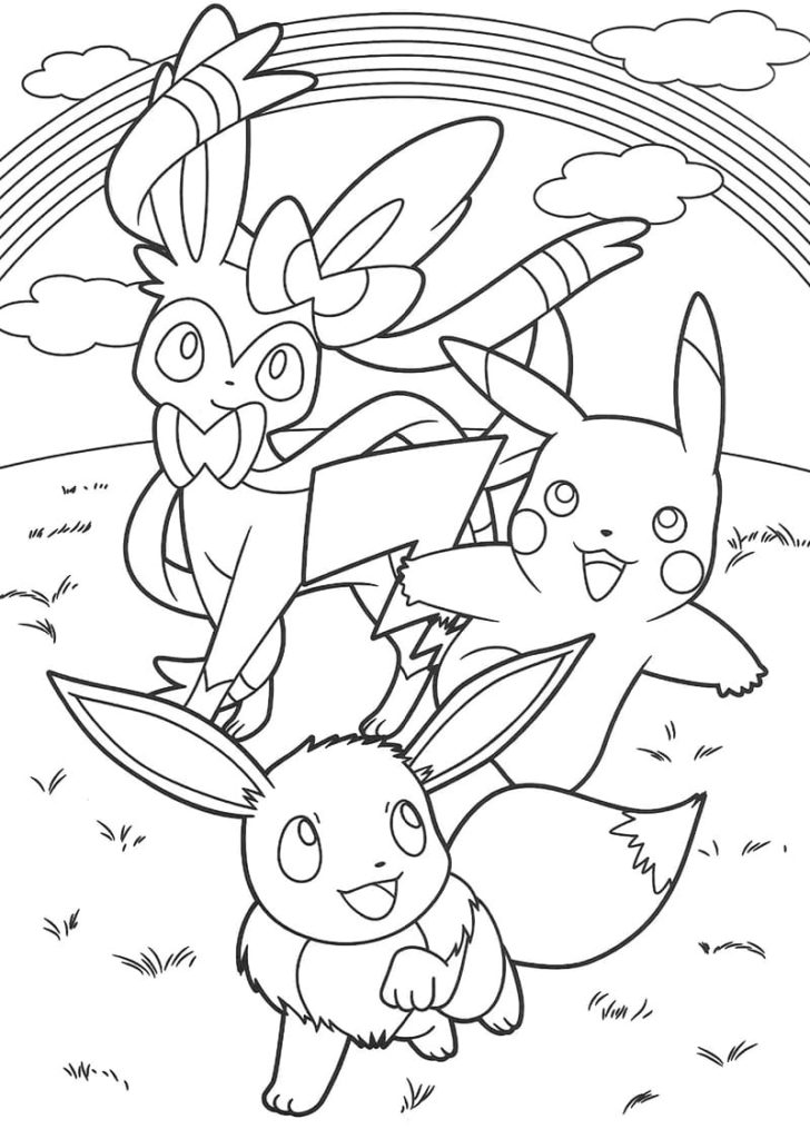 Pokemon coloring pages