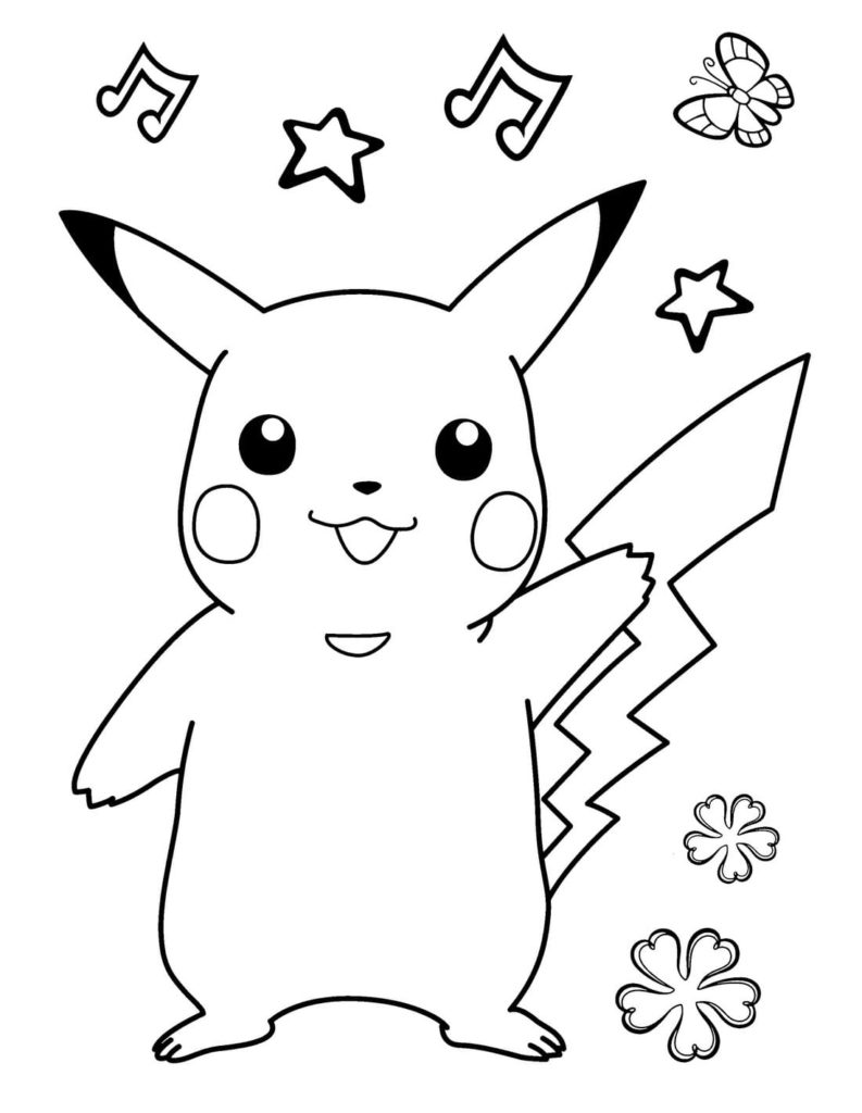 Desenhos de Pokémon para colorir