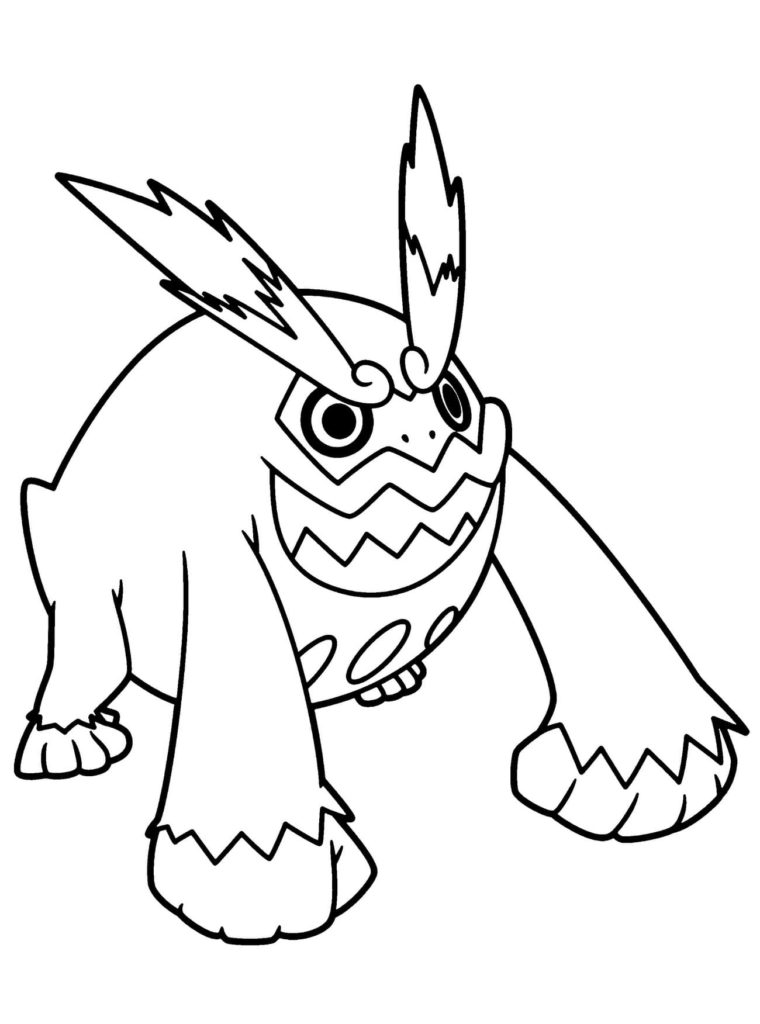 Desenhos de Pokémon para colorir