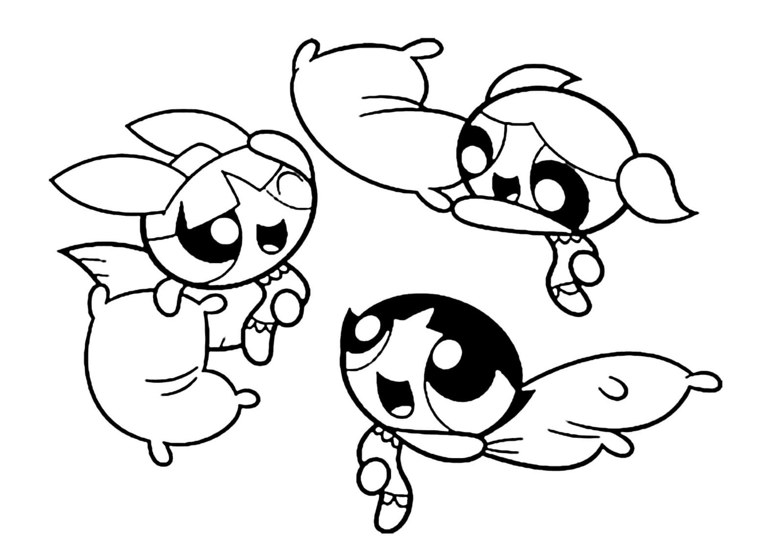 powerpuff girls blossom coloring pages