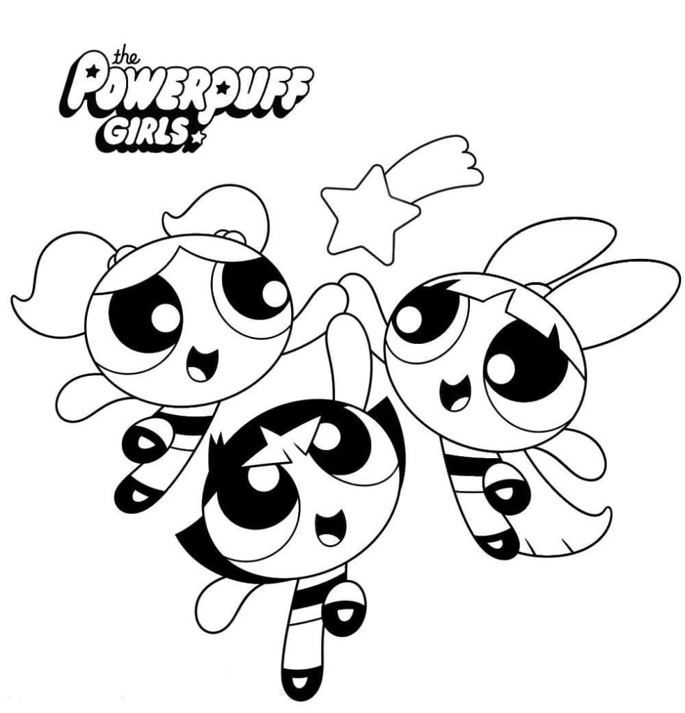 Ausmalbilder Powerpuff Girls