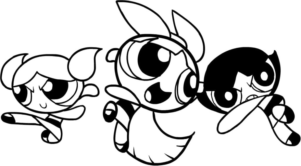 Powerpuff Girls Coloring Pages