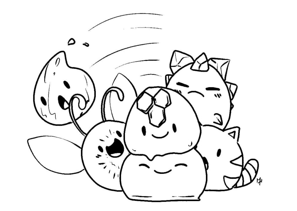 Coloriage Slime