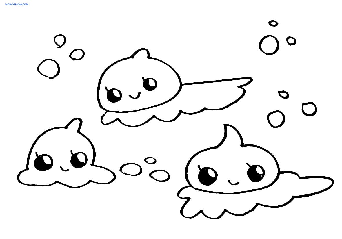 Slime Coloring Pages Activity SEL Resource No Prep by