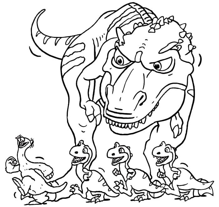 Tyrannosaurus Coloring pages