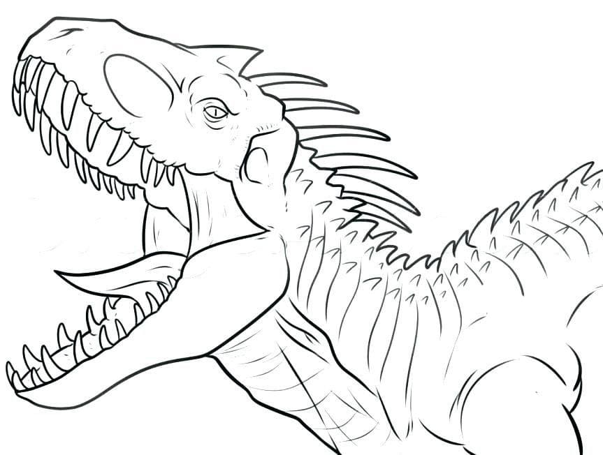 Tyrannosaurus Coloring pages. 