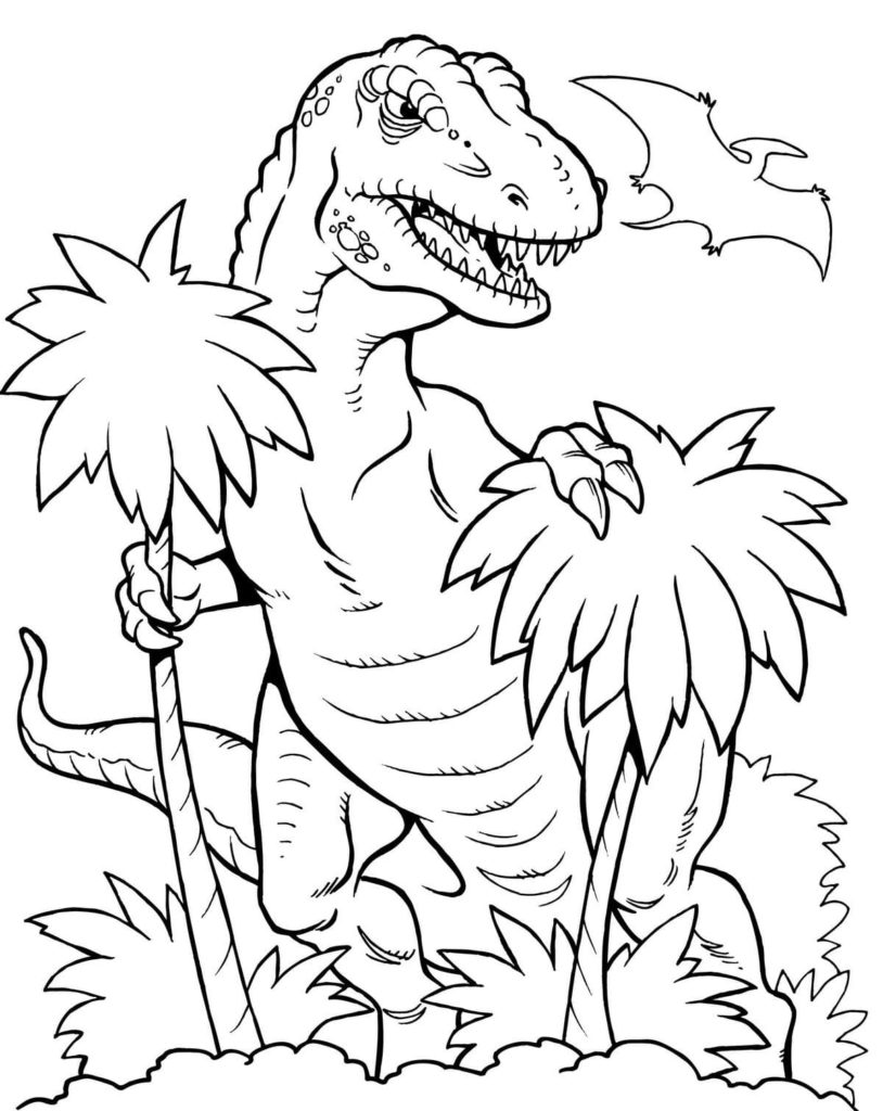 Coloriage T-Rex