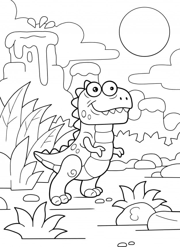 Tyrannosaurus Coloring pages