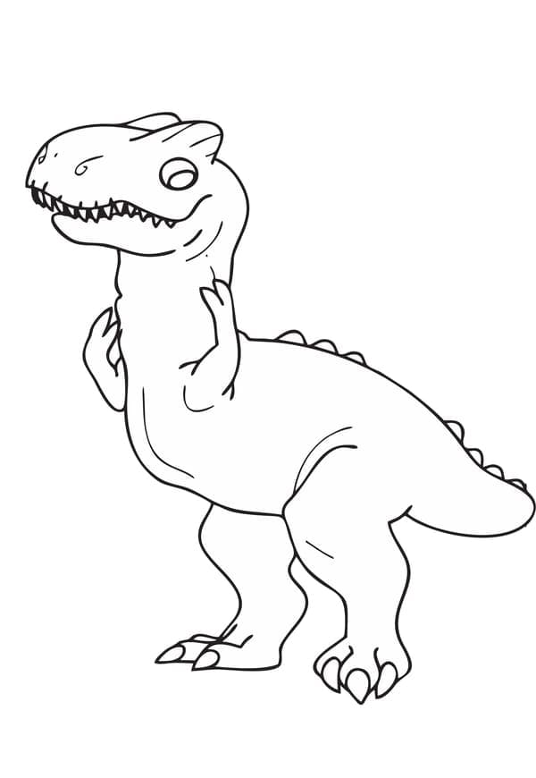 T-Rex Ausmalbilder. Kostenlos zum Ausdrucken