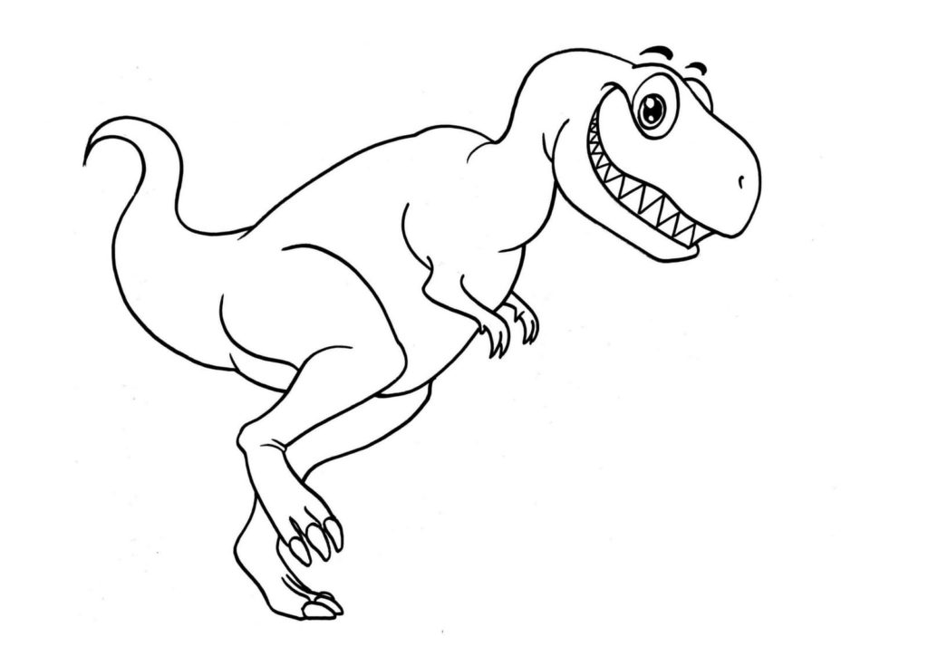 Раскраски Тираннозавр. Распечатать бесплатно