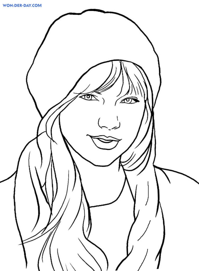 Taylor Swift Coloring Pages
