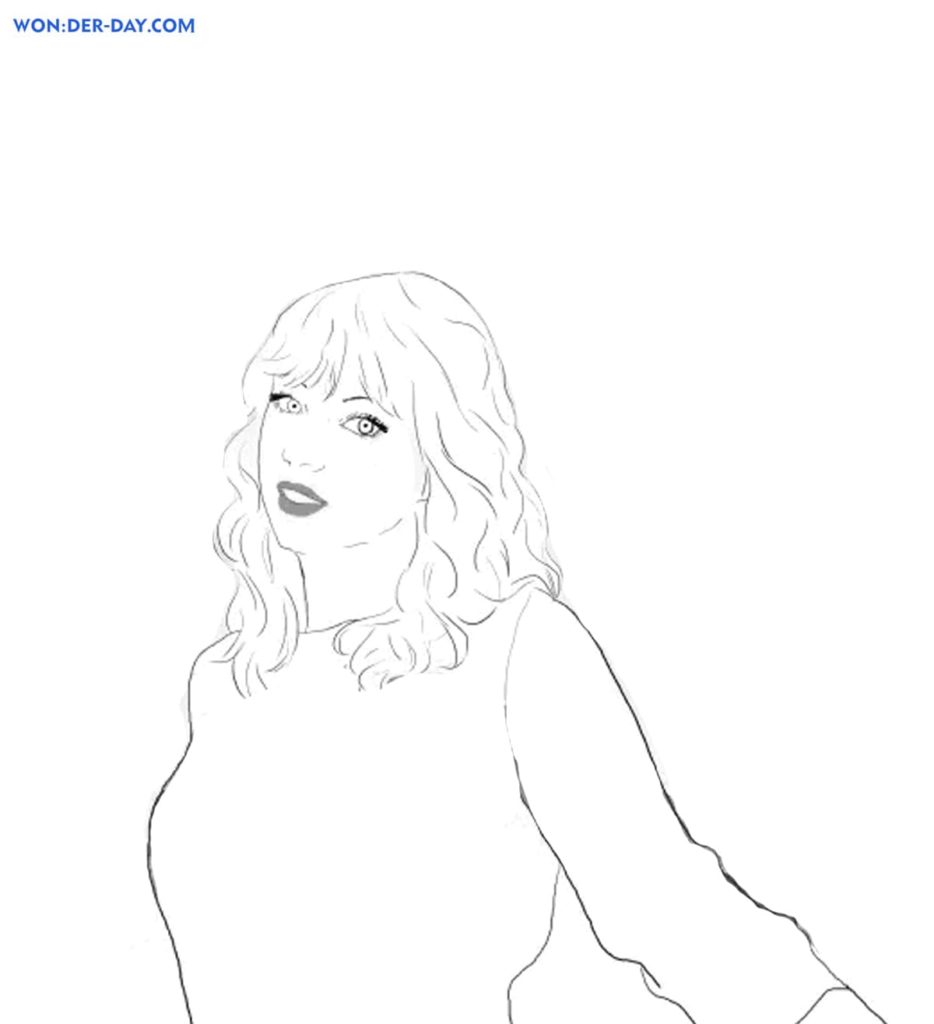 Coloriages Taylor Swift