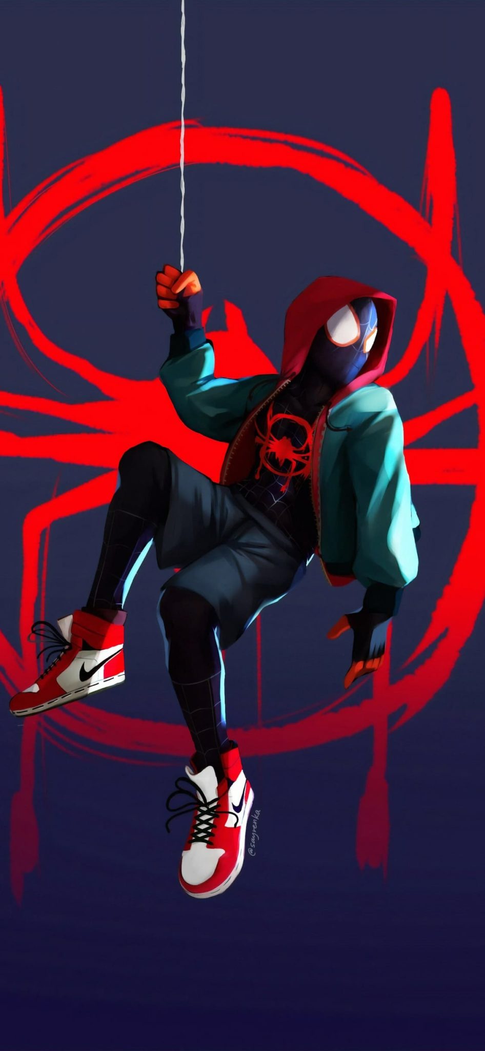 Miles morales обои на телефон