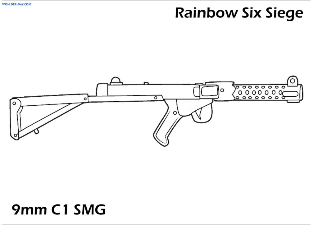 Desenhos para colorir de Rainbow Six Siege