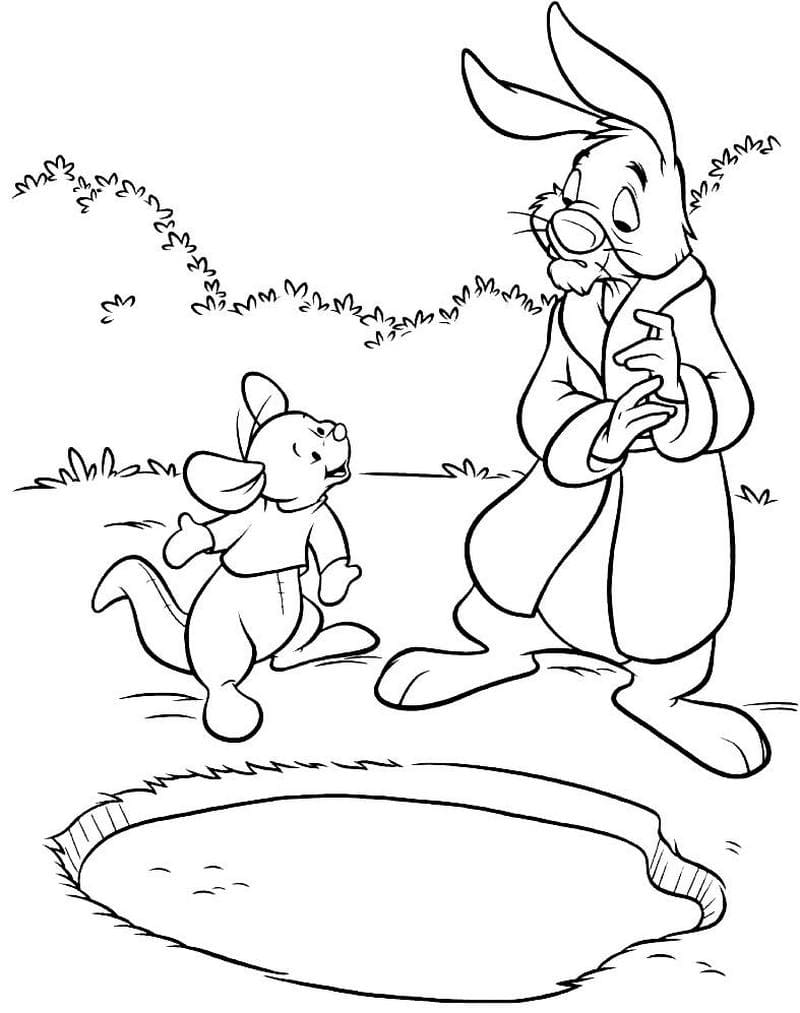 Dibujos de Winnie Pooh para colorear
