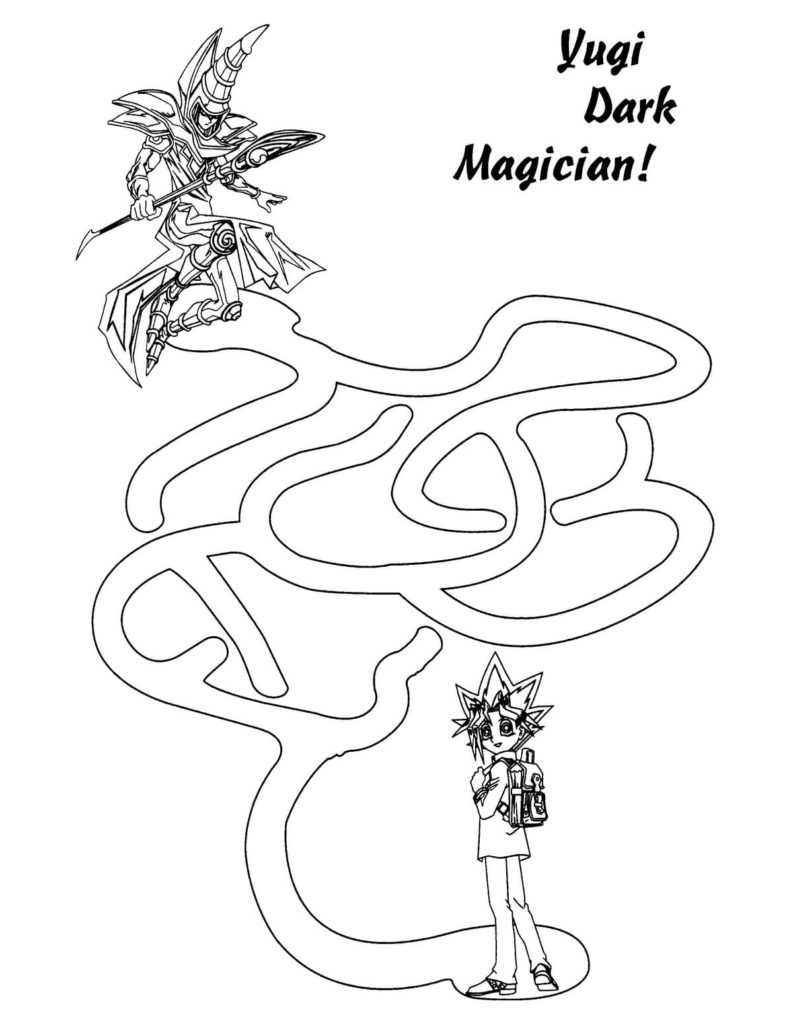 Disegni da colorare Yu-Gi-Oh. Stampa in formato A4