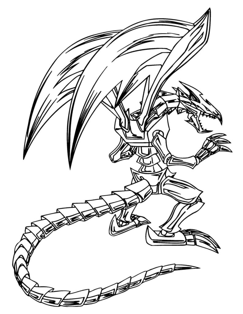 Yu Gi Oh coloring pages — Printable coloring pages