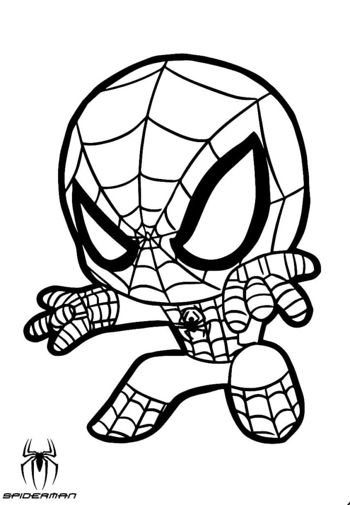 Disegni di Spiderman da colorare