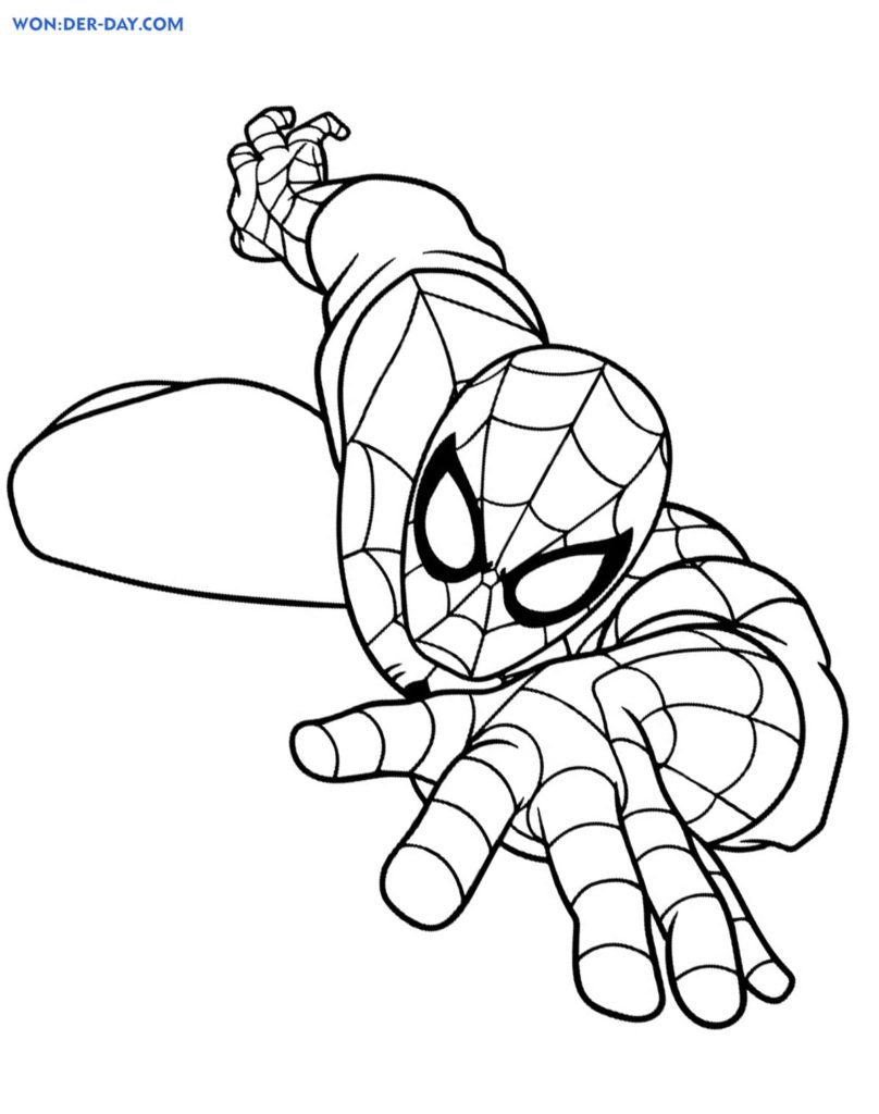Ausmalbilder Spiderman   Gratis zum Drucken