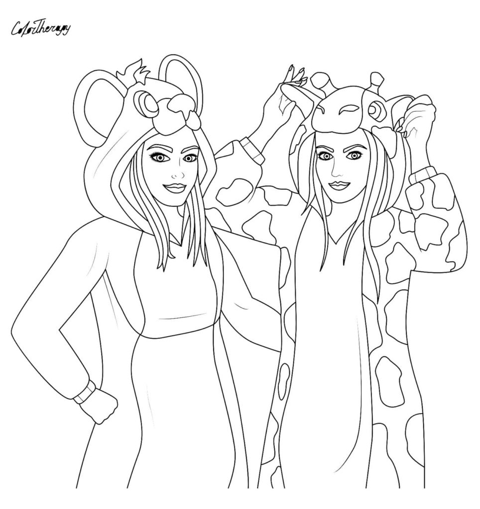 Coloriages pour filles de 12 ans