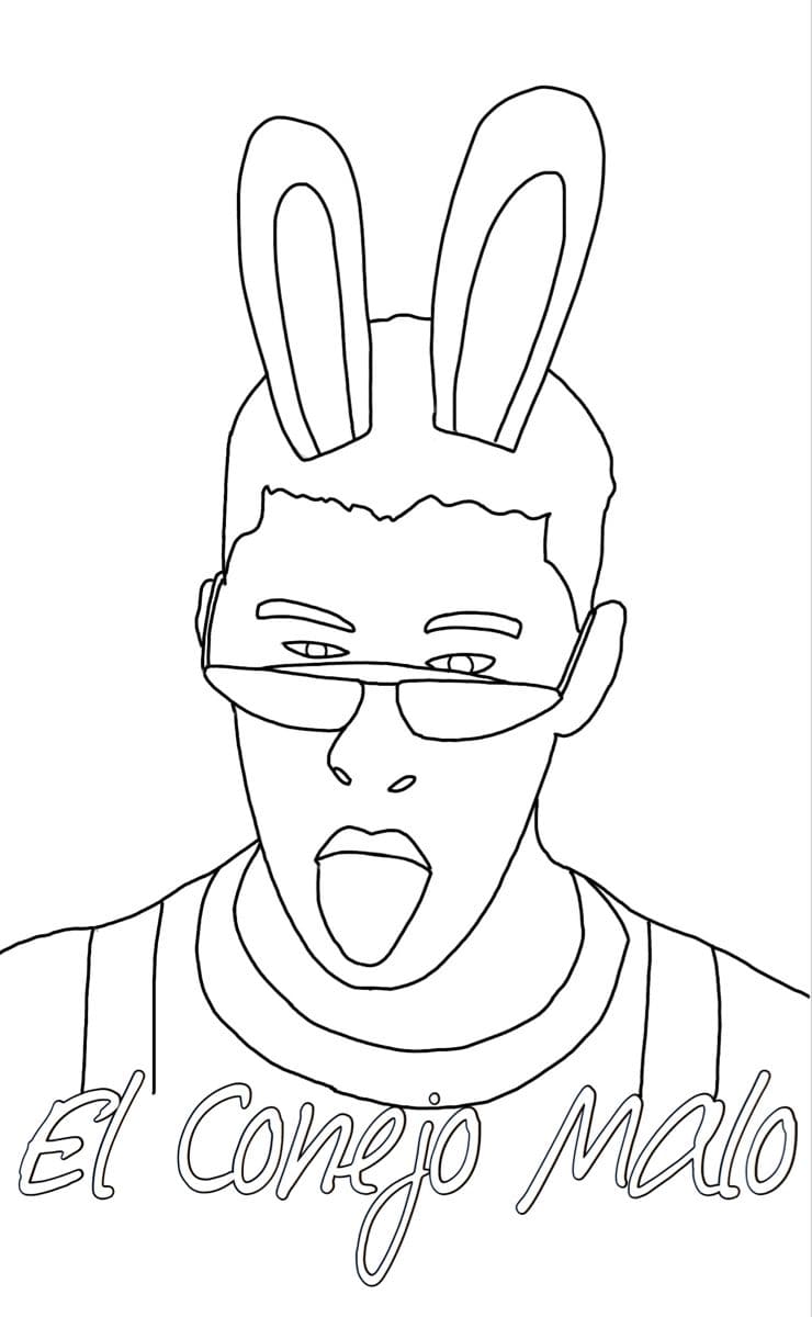 Bad Bunny Coloring Pages Printable Coloring Pages - bad bunny roblox