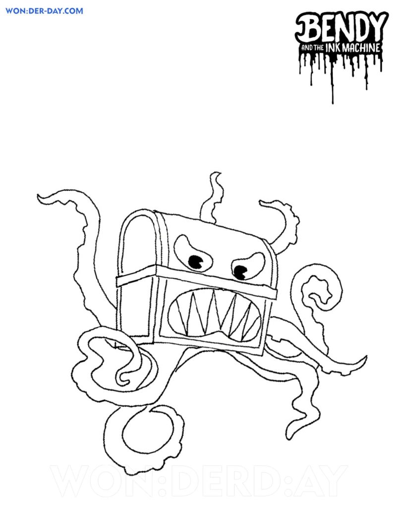 Bendy and The Ink Machine Coloring Pages