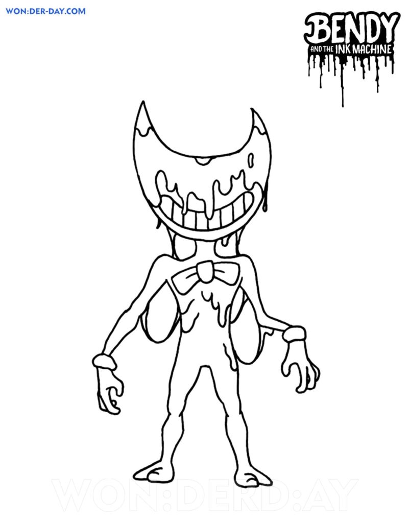 Bendy and The Ink Machine Coloring Pages