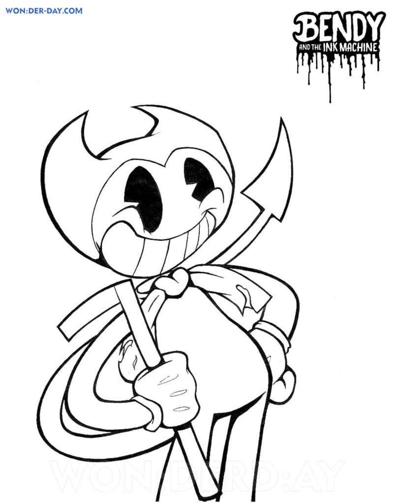 Coloriages Bendy