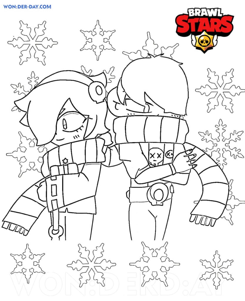 Edgar Brawl Stars coloring pages