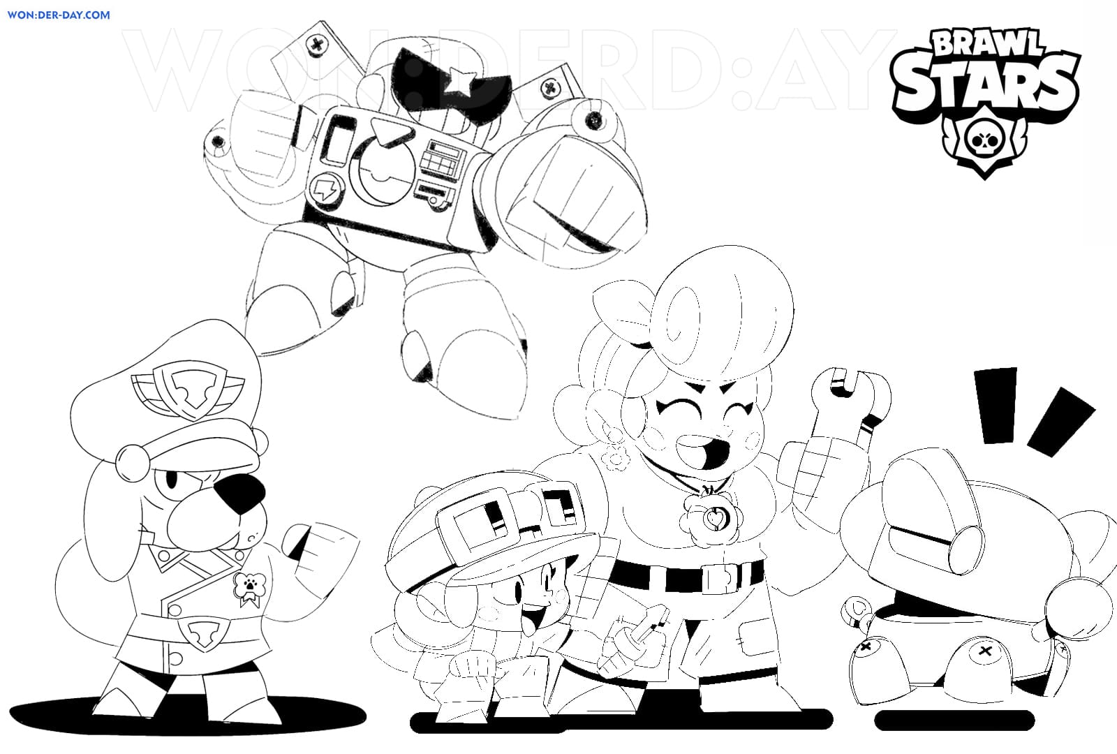 Download Colonel Ruffs Brawl Stars coloring pages 2021 - Printable