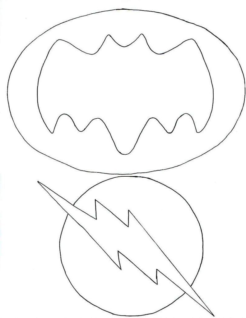 Desenhos para colorir Flash. Imprima gratuitamente