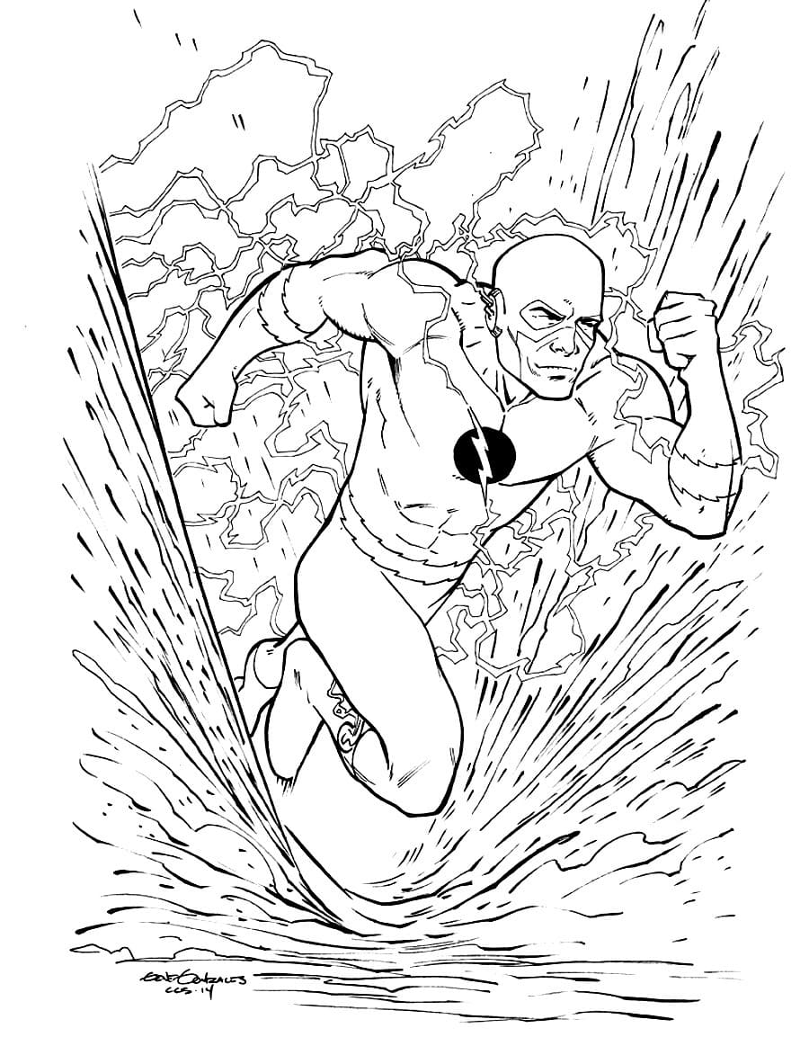 Flash Coloring Pages   Best Coloring Pages for free