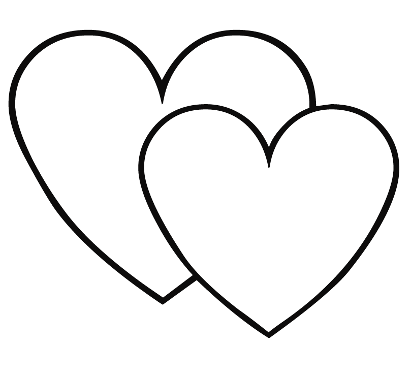  Dibujos de corazones para Colorear