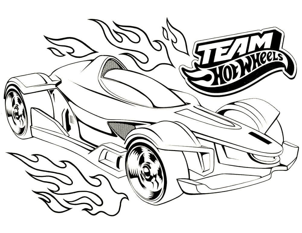 Desenhos para colorir Hot Wheels