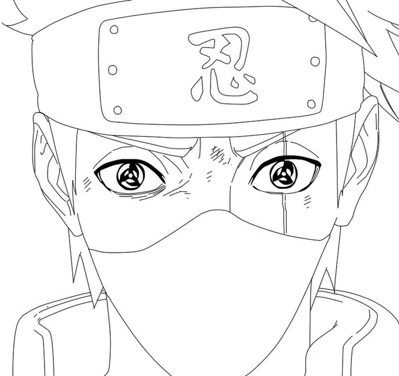 Kakashi – k31 en 2023  Dibujos de kakashi, Páginas para colorear