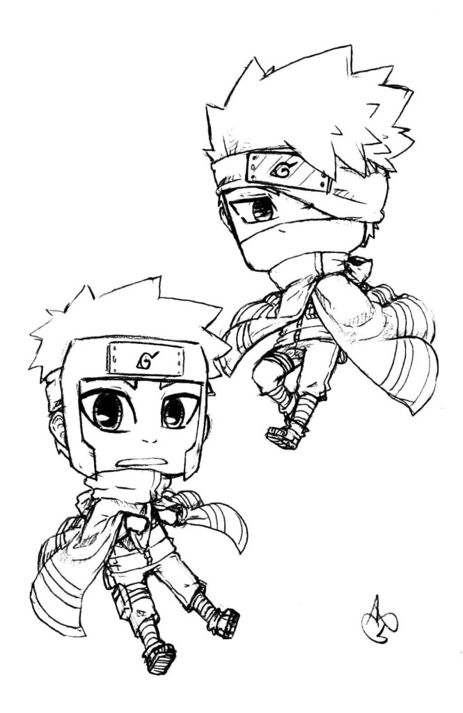 Kakashi Hatake coloring pages